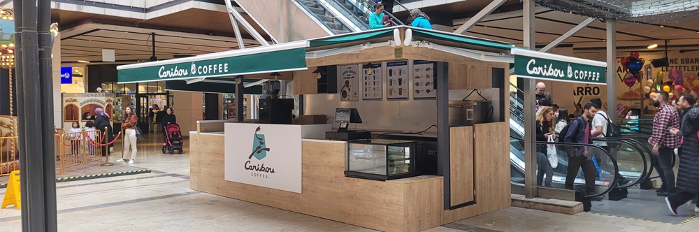caribou coffee  kiosk büfe 2