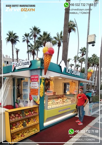 ice cream kiosk design ideas
