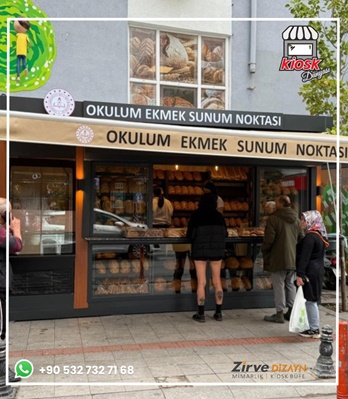 Okul Ekmek Kiosk Büfe, Okulum Ekmek Sunum Noktası
